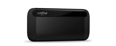 Amazon: SSD Externe NVMe Crucial X8 CT2000X8SSD9 - 2To à 134,59€