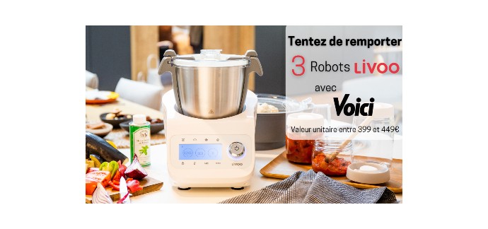 Voici: 2 robots pâtissier Liveo, 1 robot de cuisine Super Cooker à gagner