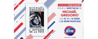 RFM: Des invitations pour le spectacle de Michaël Gregorio à gagner