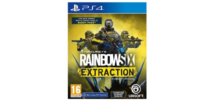 E.Leclerc: Jeu Tom Clancy's Rainbow Six Extraction sur PS4 à 11,04€