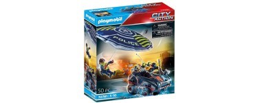 Amazon: Playmobil City Action Policier Parachutiste et Quad des Bandits - 70781 à 18,82€