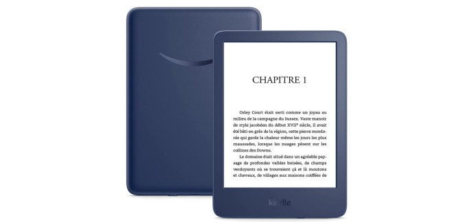 Amazon: [Prime] Liseuse 6" Kindle (modèle 2022) - Écran haute résolution 300 ppp, avec publicités à 69,99€