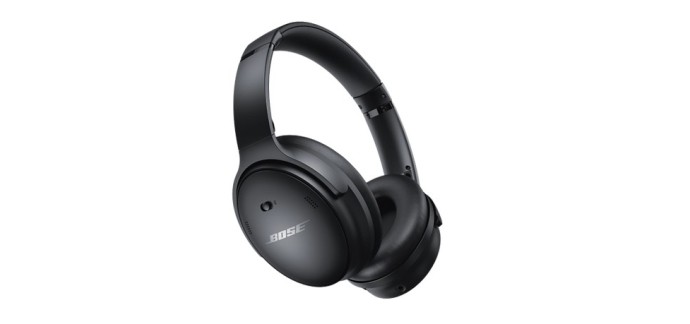 Bose: Casque sans fil à réduction de bruit Bose QuietComfort SE , Noir à 199,95€