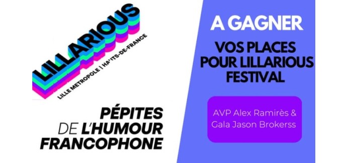 BFMTV: Des invitations pour Lillarious Festival à gagner