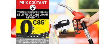 Géant Casino: Le litre de carburant à 0,85€ après remboursement en bon d'achat