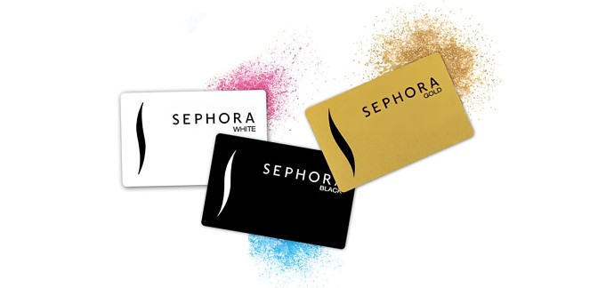 Sephora: -10% dès 150 points & de nombreux avantages exclusifs avec la carte de fidélité White, Black, Gold
