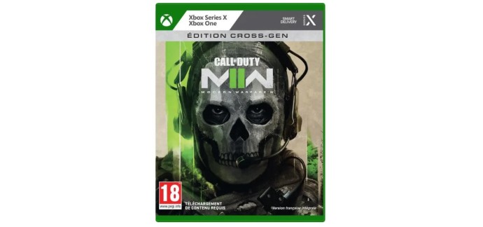 Cdiscount: Jeu Call of Duty: Modern Warfare II sur Xbox One et Xbox Series X en solde à 29,99€