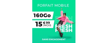 RED by SFR: Forfait mobile sans engagement Appels, SMS/MMS illimités + 160Go à 15,99€/mois