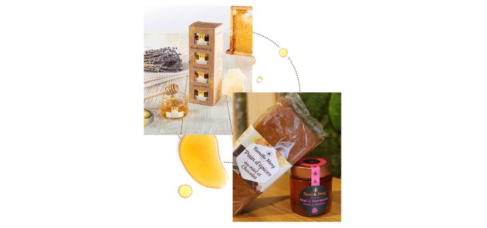 Famille Mary: 1 panier gourmand contenant des produits à base de miel à gagner