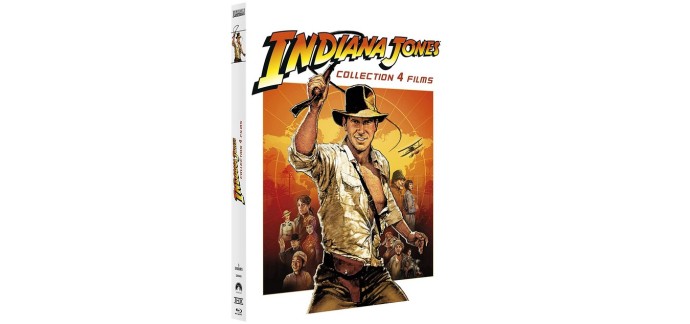 Amazon: Coffret Blu-Ray Indiana Jones - L'intégrale à 14,87€