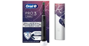 Amazon: Brosse À Dents Électrique Oral-B Pro 3 3500 Design Edition à 39,99€