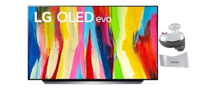 Rue du Commerce: TV 48" LG OLED48C24LA - Oled Evo, UHD 4K + Appareil de massage par percussion GM001 à 899€