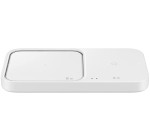 Amazon: Chargeur Pad Induction sans Fil Samsung Duo EP-P5400BWEGEU 15W Blanc à 9,95€ (via ODR 20€)