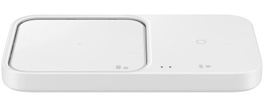 Amazon: Chargeur Pad Induction sans Fil Samsung Duo EP-P5400BWEGEU 15W Blanc à 9,95€ (via ODR 20€)