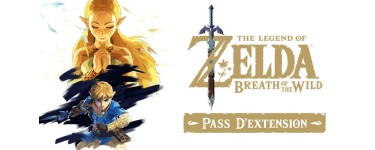 Nintendo: Pass d'extension pour The Legend of Zelda: Breath of the Wild sur Switch (dématérialisé) à 13,99€