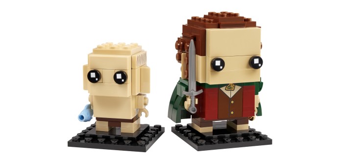 LEGO: LEGO® BrickHeadz Frodon et Gollum offert en achetant Le Seigneur des Anneaux : Fondcombe