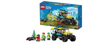 LEGO: LEGO® City L’intervention de l’ambulance tout-terrain (40582) offert dès 100€ d'achat