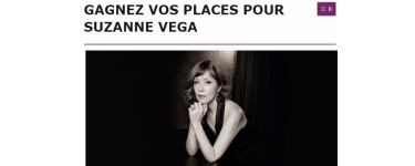 Mona FM: Des invitations pour le concert de Suzanne Vega le 12 mars à Lille à gagner