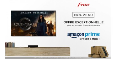 Free: 6 mois d'abonnement à Amazon Prime offerts pour les abonnés Freebox Pop et Freebox Revolution