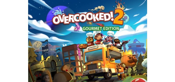 Nintendo: Jeu Overcooked! 2 Gourmet Edition sur Nintendo Switch (dématérialisé) à 10,62€