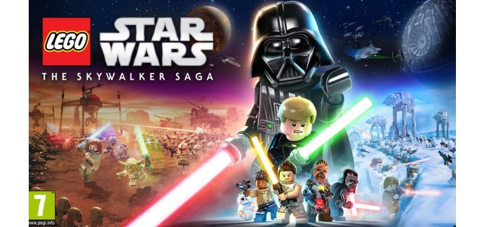 Nintendo: Jeu LEGO Star Wars: La Saga Skywalker sur Nintendo Switch (dématérialisé) à 17,99€