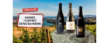 Relais du Vin & Co: 1 coffret de 3 vins de Côtes-du-Rhône à gagner