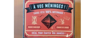 France Bleu: 1 jeu de société "A vos méninges, casse-têtes 100% infernaux" à gagner