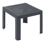 Amazon: Table Grosfillex Miami - 40x40cm, Anthracite à 11,90€