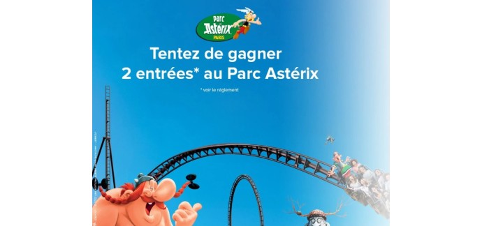 Carrefour Voyages: 3 lots de 2 entrées pour le parc Astérix à gagner