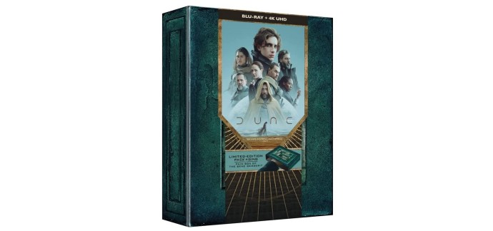 Amazon: Coffret Dune Edition Collector - 4K Ultra HD + Blu-ray + Goodies à 29,44€