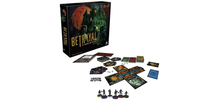 Amazon: Jeu de société Betrayal at The House on The Hill - 3ème édition à 29,87€