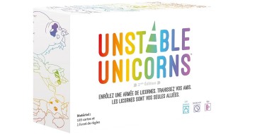 Amazon: Jeu de société TeeTurtle Unstable Unicorns à 10,29€