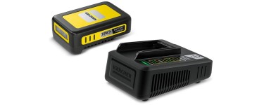 Amazon: Stater kit battery power 18/25 Kärcher - Batterie + Chargeur à 59,95€