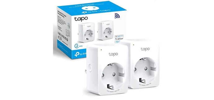 Amazon: Lot de 2 prises connectées WiFi Tapo P110 à 19,90€