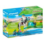 Amazon: Playmobil Country Cavalière avec Poney Gris - 70522 à 9,49€