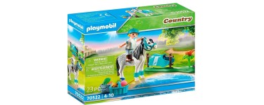Amazon: Playmobil Country Cavalière avec Poney Gris - 70522 à 9,49€