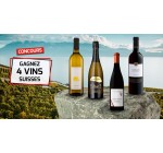Relais du Vin & Co: 1 coffret de 4 bouteilles de vins suisses à gagner