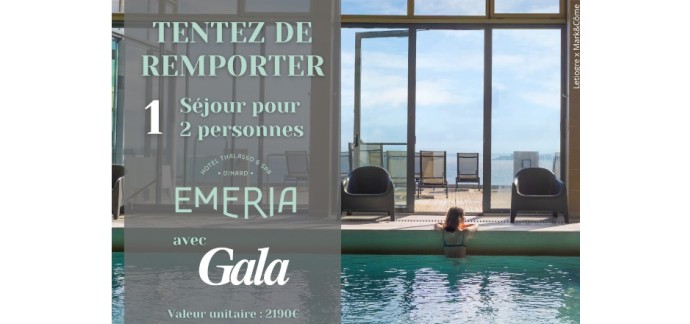 Gala: 1 séjour de 4 jours à EMERIA Dinard Hôtel Thalasso & Spa à gagner