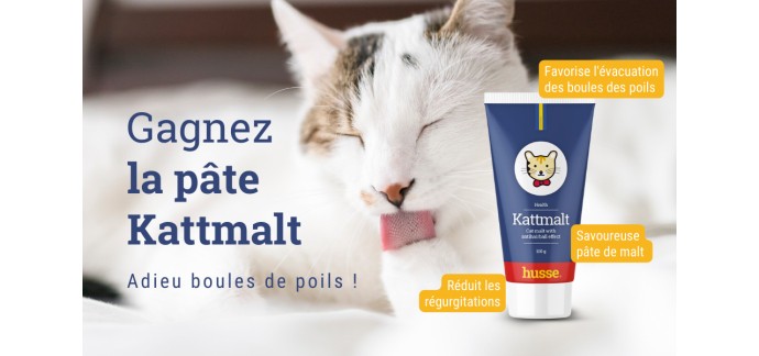 Husse: 1 pâte anti-boules de poils pour chat Kattmalt à gagner