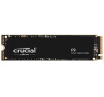 Amazon: SSD interne M.2 NVMe PCIe Gen3 Crucial P3 CT2000P3SSD8 - 2To à 105,99€