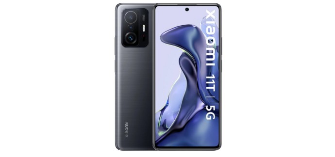 Boulanger: Smartphone 6.67" Xiaomi 11T 5G - 128Go, 8Go RAM, Gris à 309€