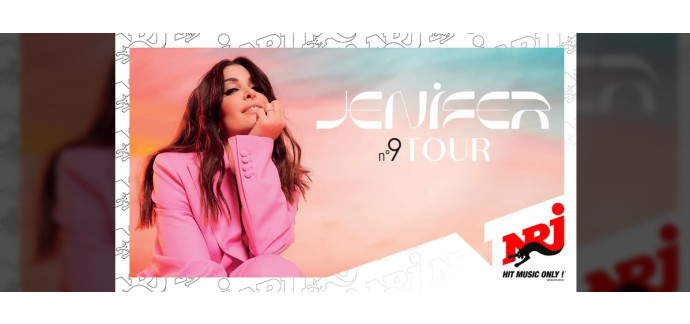 NRJ: 8 lots de 2 invitations pour le concert de Jenifer le 18 mars à Paris à gagner