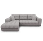 Auchan: Canapé d'angle gauche convertible tissu CLELIA - 4 places à 699€