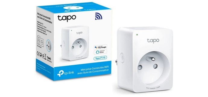 Amazon: Prise connectée TP-Link Tapo P110 avec suivi de consommation à 9,90€