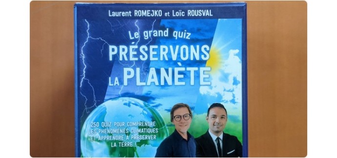 France Bleu: 1 jeu de société "Le grand quiz, préservons la planète" à gagner