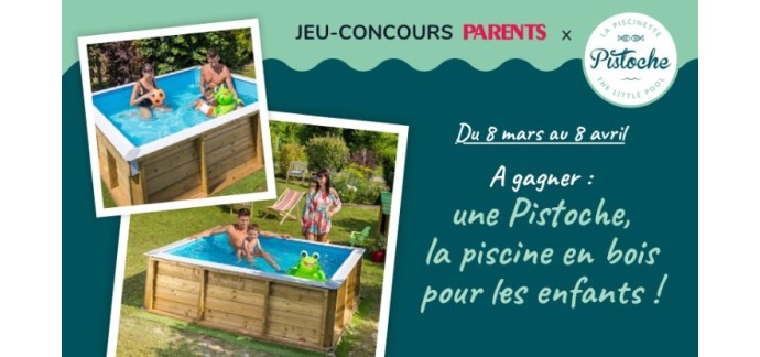 Parents: 1 piscine en bois pour enfants à gagner