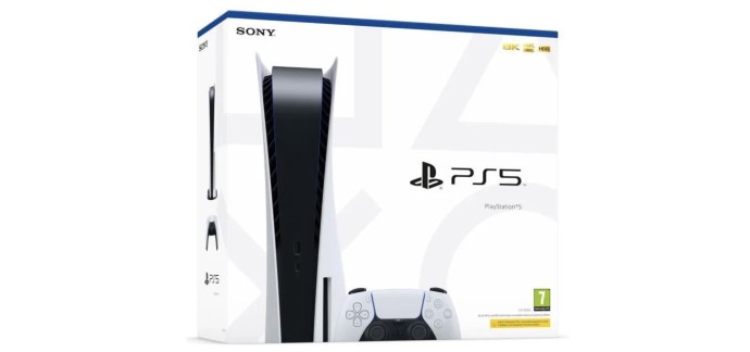 Cdiscount: Console PlayStation 5 - Édition Standard à 549,99€