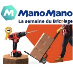 ManoMano: 90€ offerts dès 1000€ d'achat, -40€ dès 500€ ou -15€ dès 200€ pendant la Semaine du Bricolage