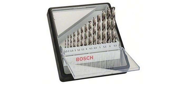 Amazon: Coffret de forets à métaux HSS-G Bosch Professional - 13 pièces, Ø 1,5-6,5 mm à 18,71€