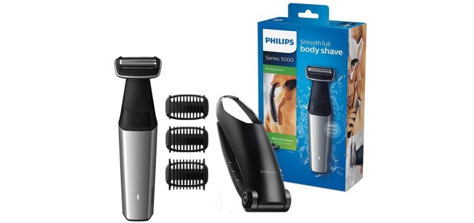 Amazon: Tondeuse corps homme Philips Showerproof Body Groomer BG5020/15 à 39,99€